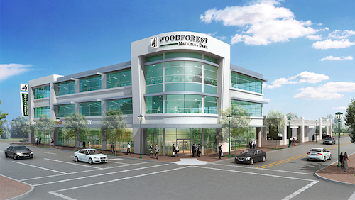 Woodforest National Bank Development Supports Revitalization in Downtown Conroe