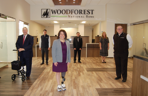 From left, Ray Sanders, Executive Vice President; Josh Fowler, Assistant VP, Market Manager - Retail; Julie Mayrant, President - Retail Division; Emiliano Valencia, Branch Manager; Rebecca McDonald, VP, Regional Retail Manager; and Mike White, Divisional Manager, Sr. VP - Retail.