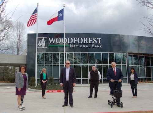 From left: Julie Mayrant, President - Retail Division; Christin Allphin, Executive VP; Jay Dreibelbis, President and CEO; Mike White, Divisional Manager, Sr. VP - Retail; Ray Sanders, Executive VP; and Patricia Brown, President of Conroe, Director of Public Relations.