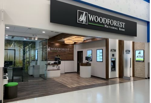 New Woodforest Bank location at 2014 S. Irby St. Florence, SC, 29505 inside Walmart