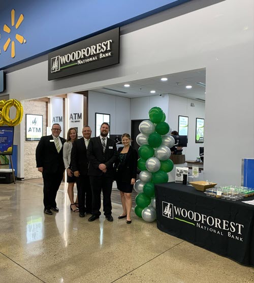 Woodforest National Bank's first retail branch in Decatur, TX, conveniently located inside Walmart, provides full-service banking and two onsite ATMs.