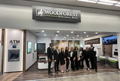 The Woodforest National Bank team recently celebrated the grand opening of its newest retail branch in Orlando, FL, conveniently located inside Walmart. The new location provides full-service banking and two ATMs.
