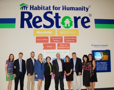 Habitad for Humanity Unveils Donor Wall at Home Improvement Resale Shop